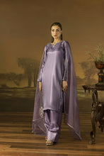 Lavender Diamante Silk Farshi Shalwar Set - Farshi Bahaar by Mona FBM5