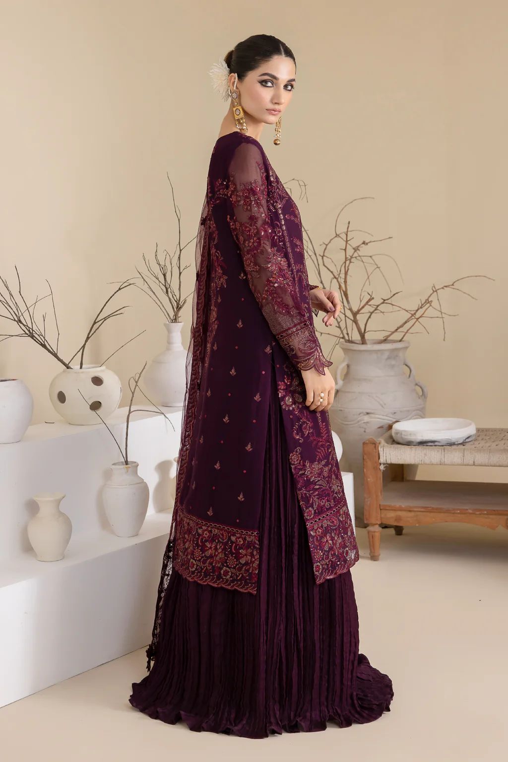 3pc Ready to Wear Chiffon Dress by Iznik Chinnon 28