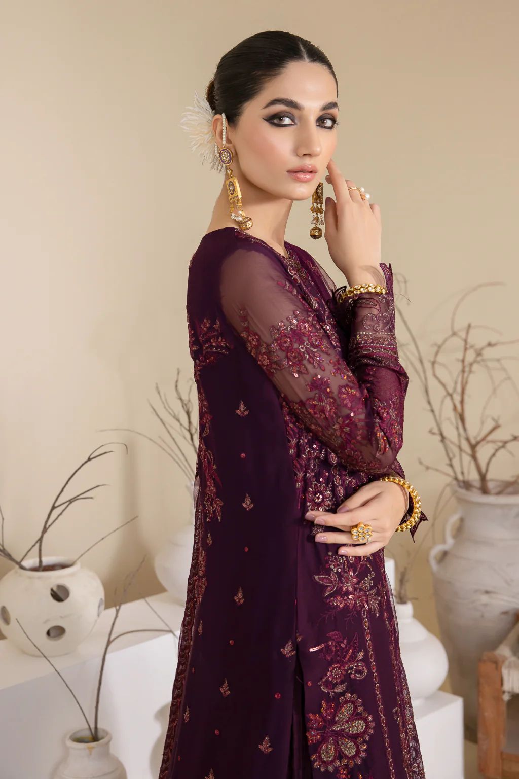 3pc Ready to Wear Chiffon Dress by Iznik Chinnon 28