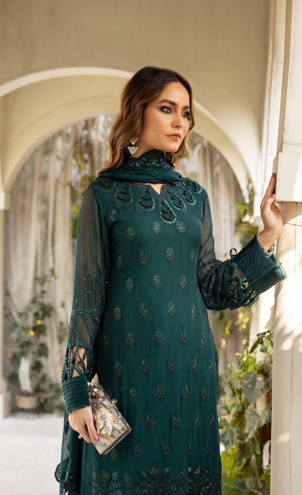 3pc Formal Ready to Wear Dress by Mona C4