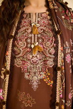 Linen by Florent – 3pc Embroidered Linen Winter Suit with Shawl NAF15