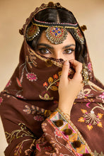 Linen by Florent – 3pc Embroidered Linen Winter Suit with Shawl NAF15