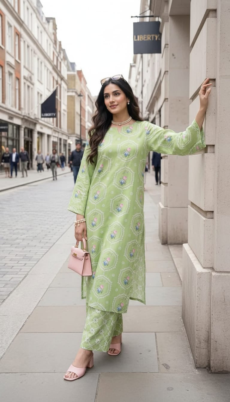 Impulse Summer Edit 2pc Printed Poly Lawn Suit – IMP14