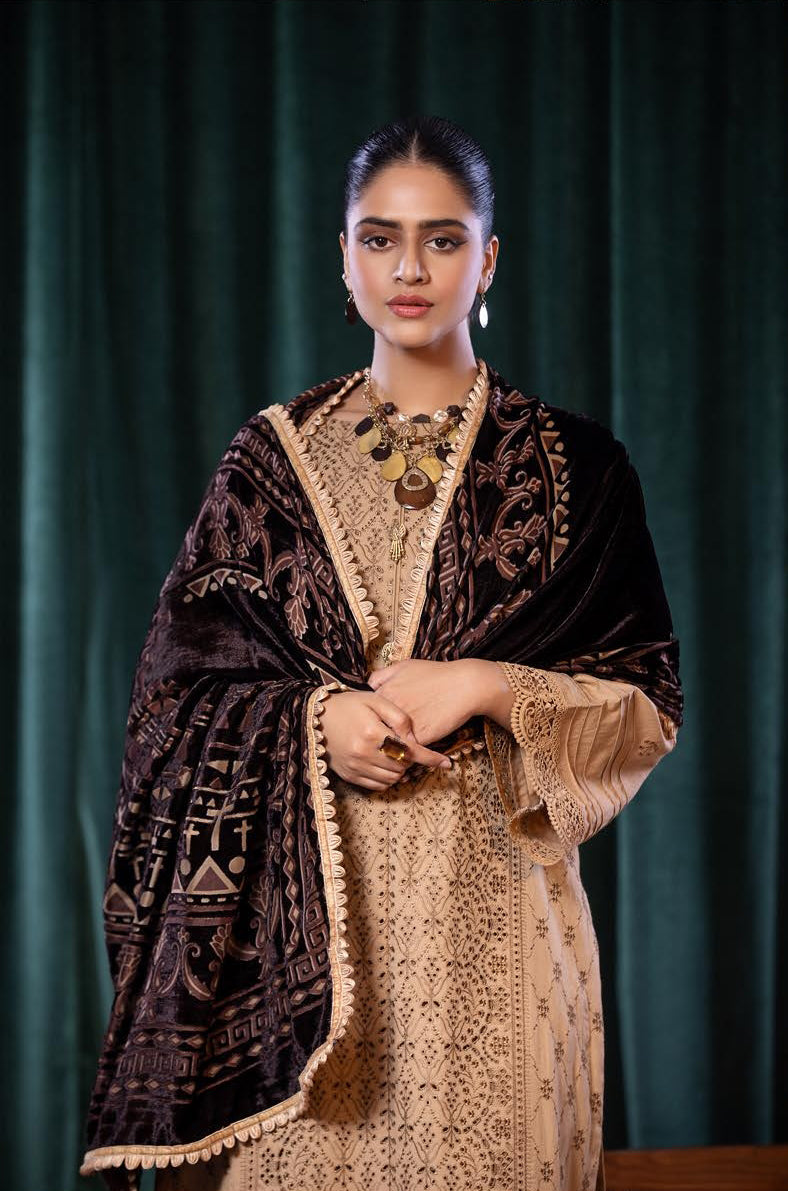 Wool Shirt with Palachi Shawls by Lala WSP3