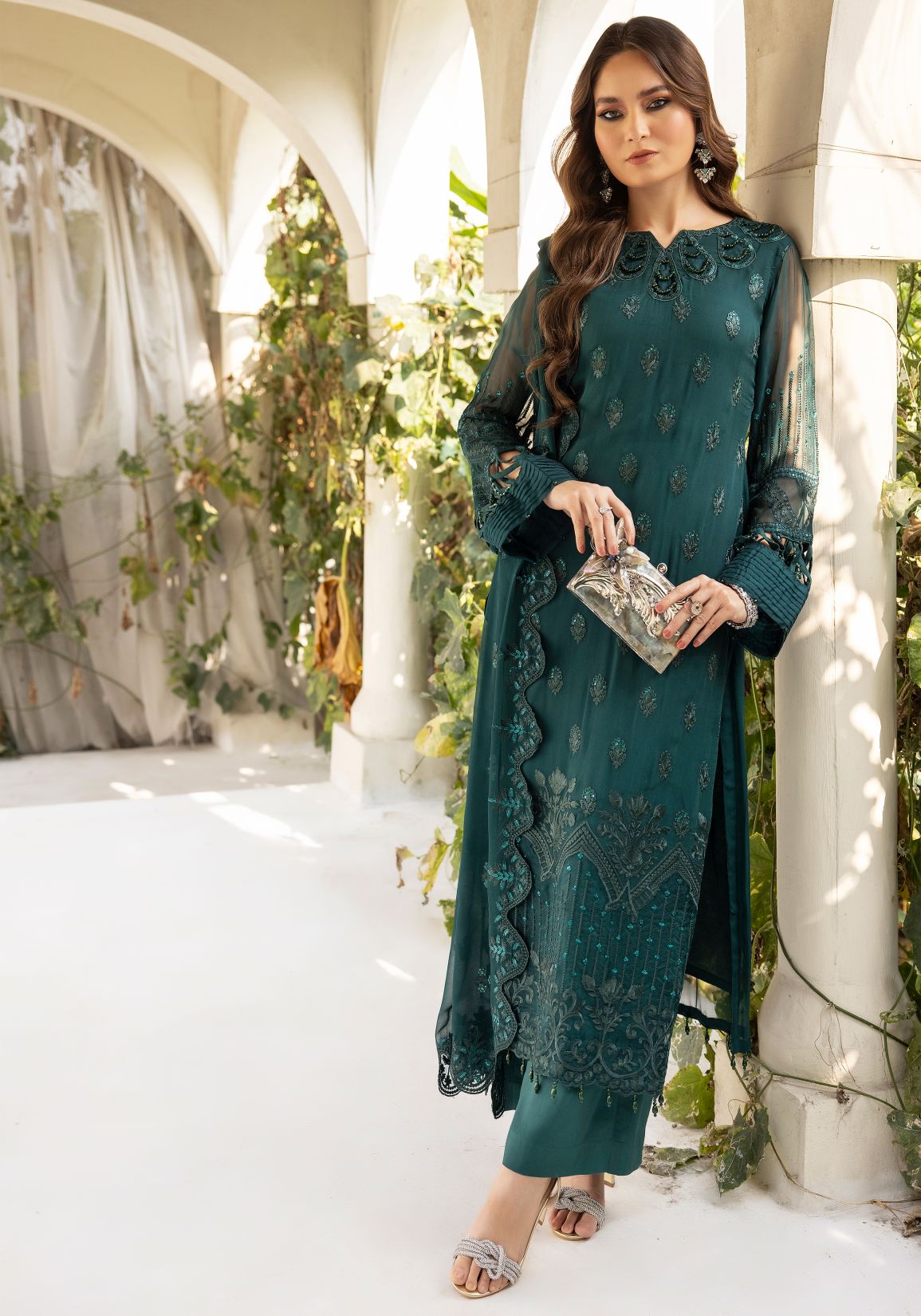 3pc Formal Ready to Wear Dress by Mona C4