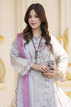 Khushi by Silver Grey – 3pc Embroidered Cotton Long Suit KBS12