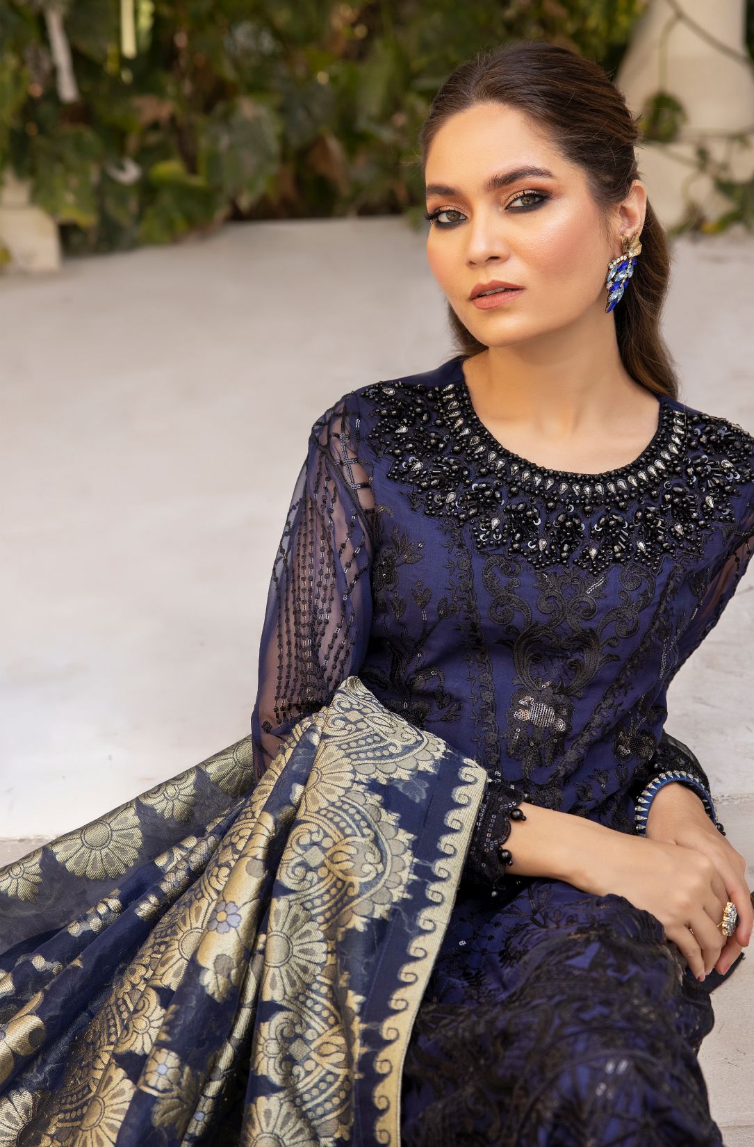 3pc Formal Ready to Wear Dress by Mona C5