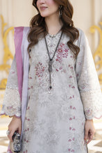 Khushi by Silver Grey – 3pc Embroidered Cotton Long Suit KBS12