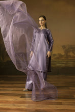 Lavender Diamante Silk Farshi Shalwar Set - Farshi Bahaar by Mona FBM5