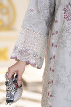 Khushi by Silver Grey – 3pc Embroidered Cotton Long Suit KBS12