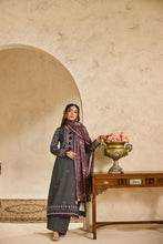 Linen by Florent – 3pcEmbroidered Winter Suit with Shawl NAF14