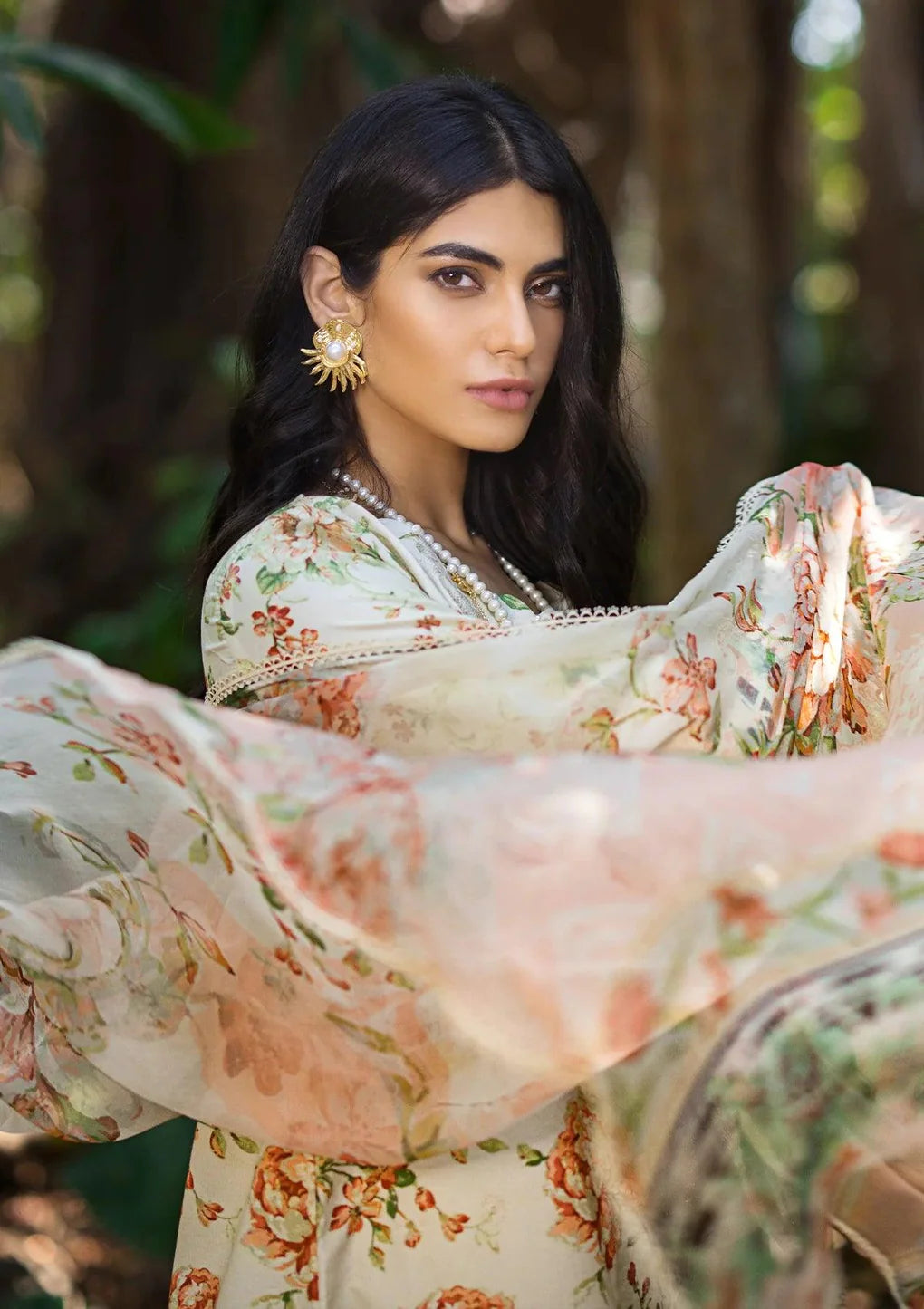 ELAF Signature Lawn Collection ESL-03A ANGELS BREATH