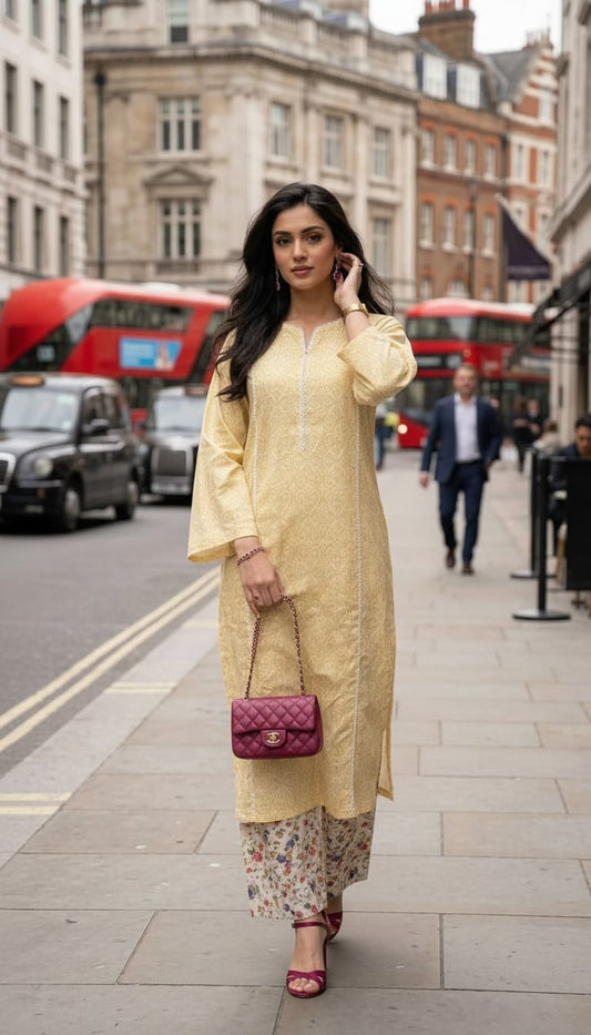 Impulse Summer Edit 2pc Printed Poly Lawn Suit – IMP15