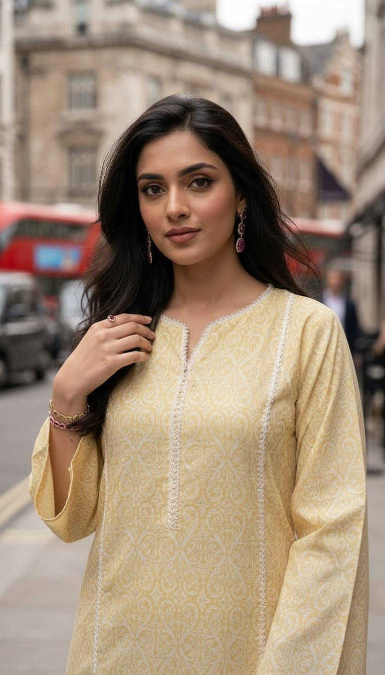 Impulse Summer Edit 2pc Printed Poly Lawn Suit – IMP15