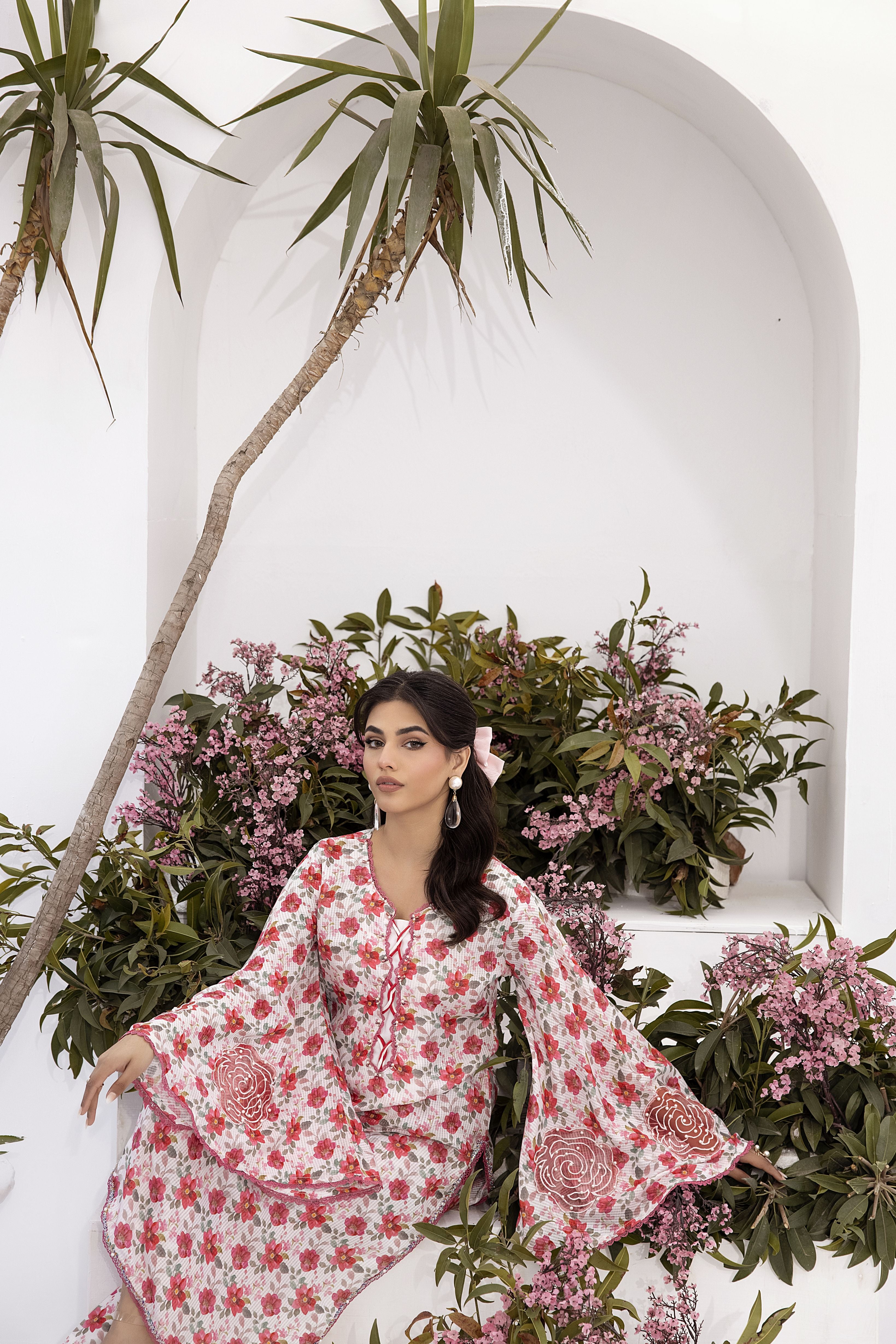 2pc Cotton Jacquard Co-Ord by Mona MC1