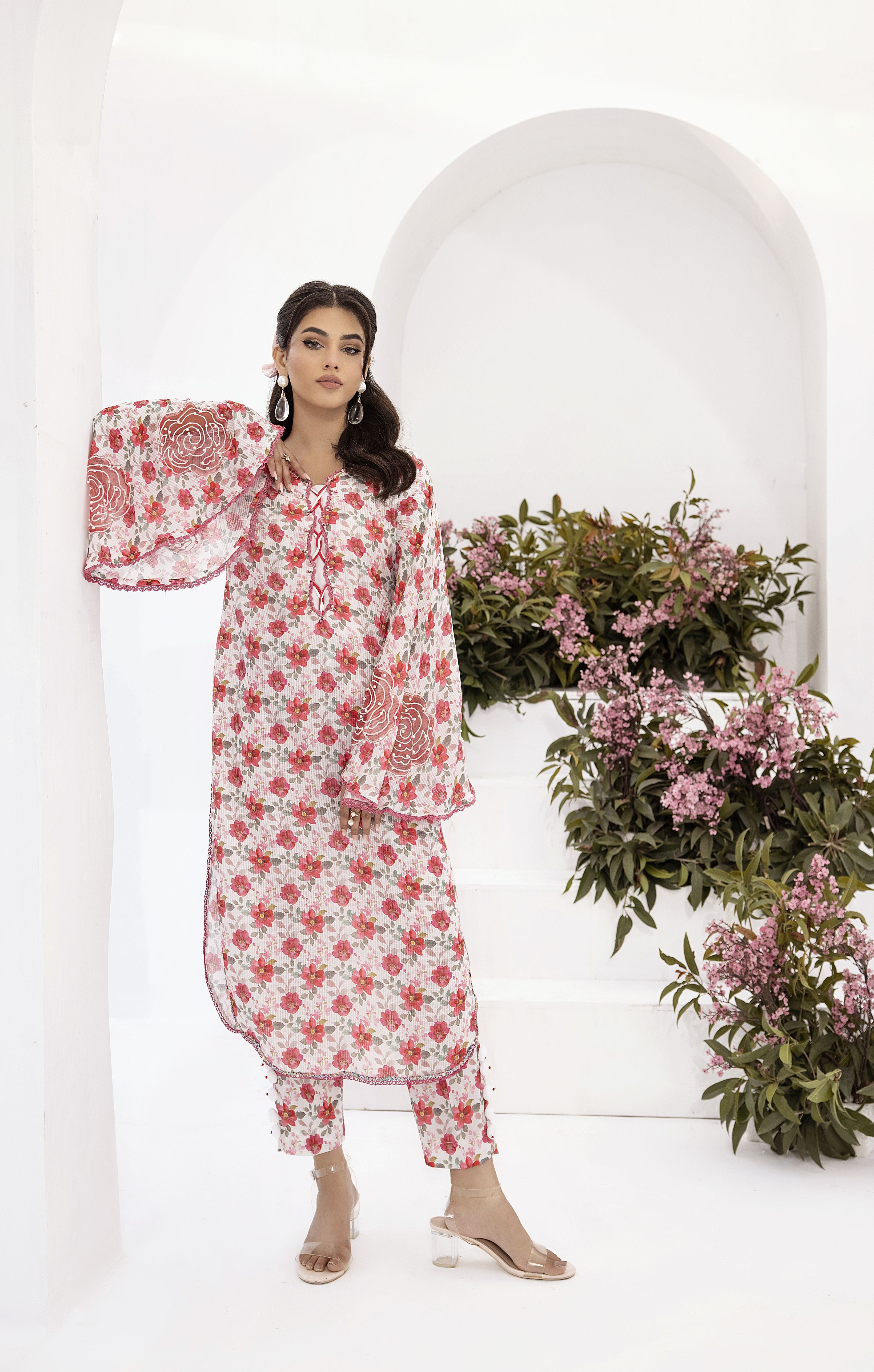 2pc Cotton Jacquard Co-Ord by Mona MC1