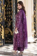 Khushi by Silver Purple – 3pc Embroidered Cotton Long Suit KBS11