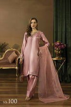 Blush Pink Mirror Work Silk Farshi Shalwar Designer Dress - Farshi Bahaar by Mona FBM6