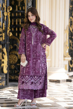 Khushi by Silver Purple – 3pc Embroidered Cotton Long Suit KBS11