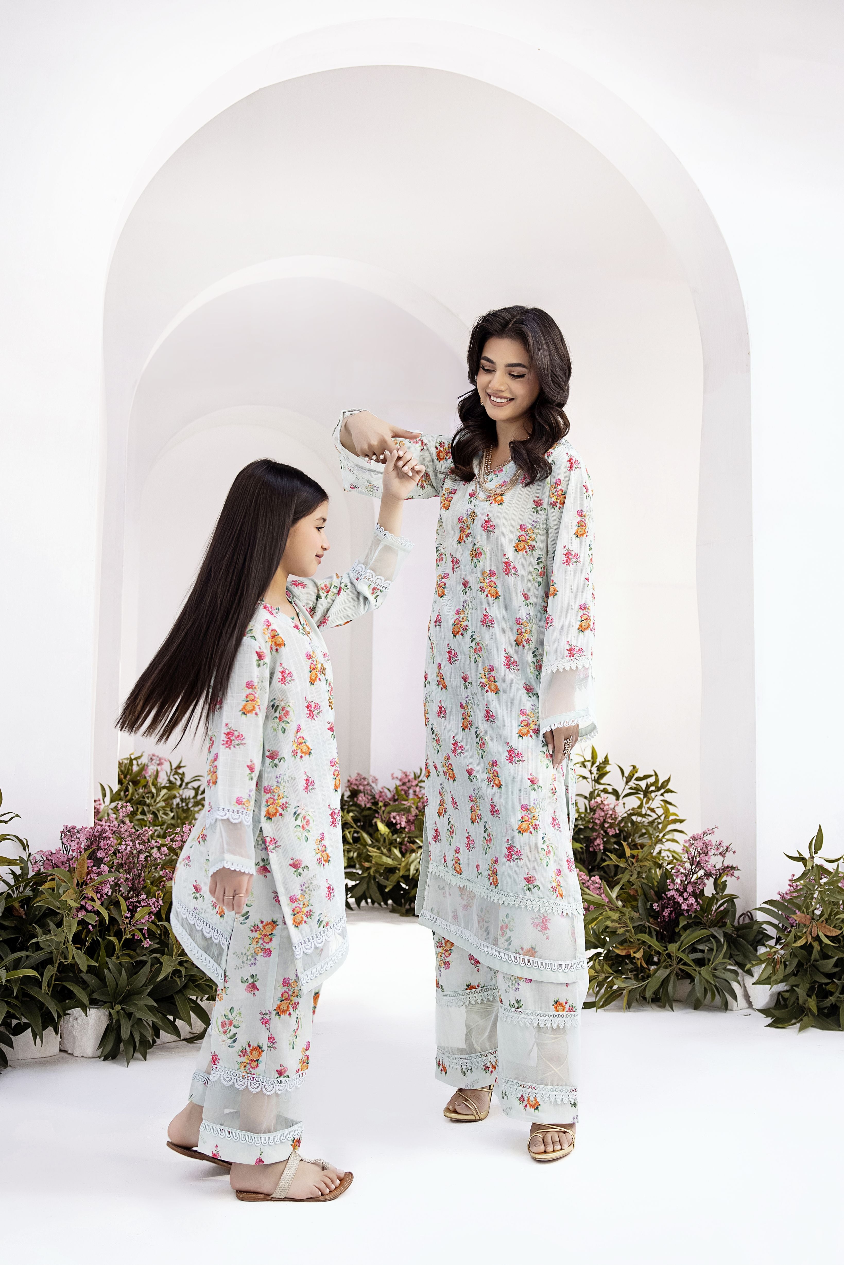 2pc Cotton Jacquard Co-Ord by Mona MC2