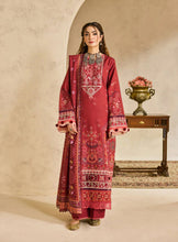 Linen by Florent – 3pc Embroidered Winter Long Dress with Shawl NAF12