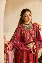 Linen by Florent – 3pc Embroidered Winter Long Dress with Shawl NAF12