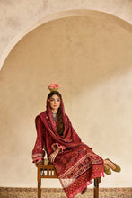 Linen by Florent – 3pc Embroidered Winter Long Dress with Shawl NAF12