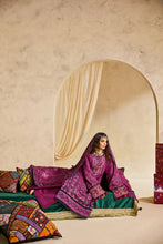 Linen by Florent – 3pc Embroidered Winter Suit with Shawl NAF11