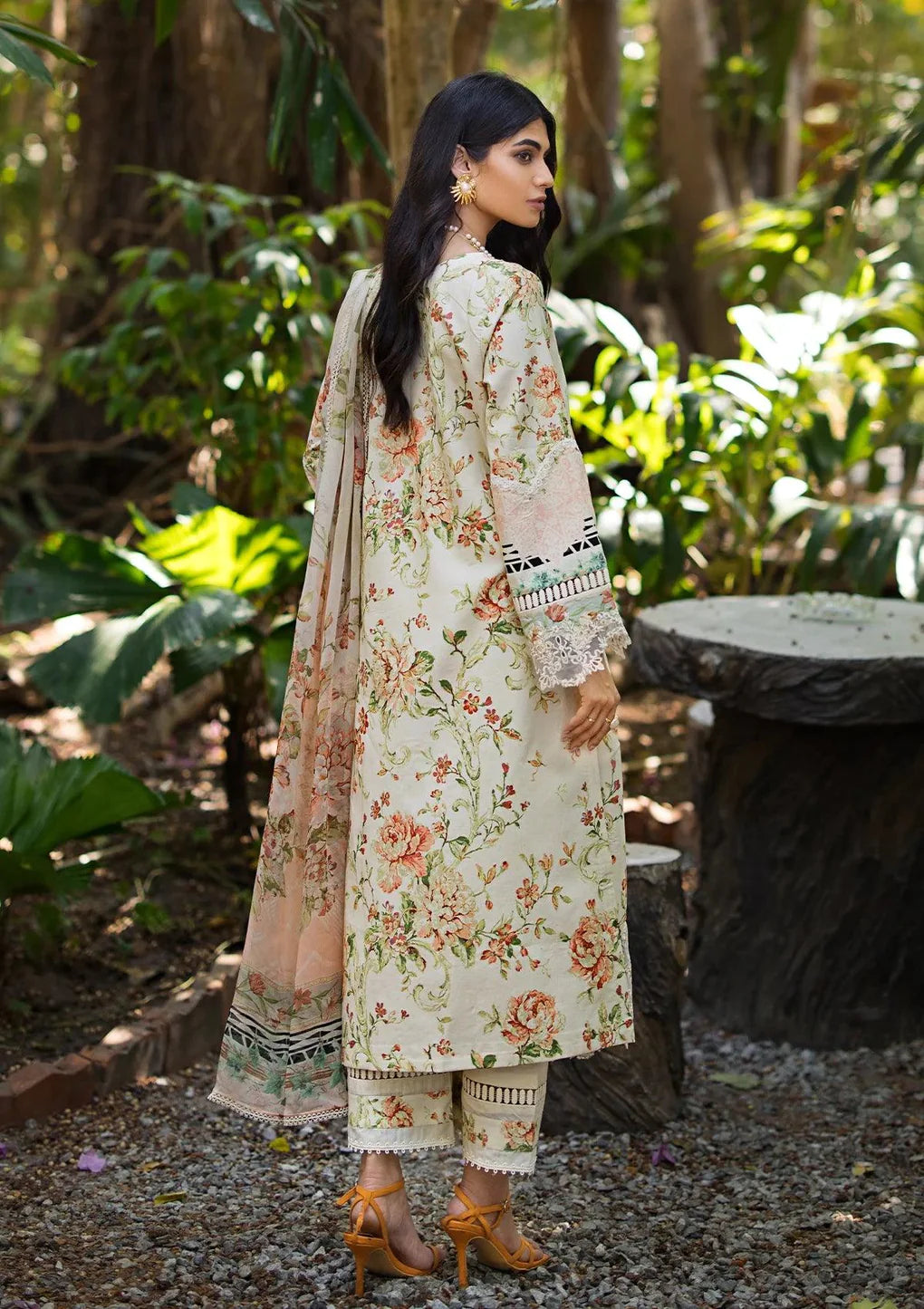 ELAF Signature Lawn Collection ESL-03A ANGELS BREATH