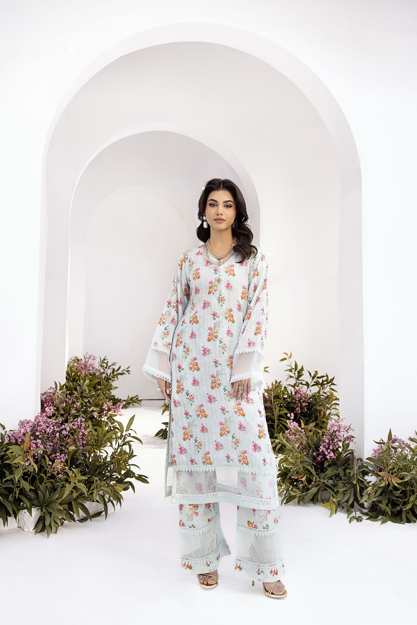 2pc Cotton Jacquard Co-Ord by Mona MC2