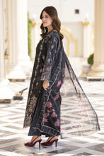 Khushi by Silver Black – 3pc Embroidered Cotton Long Dress KBS14