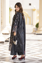 Khushi by Silver Black – 3pc Embroidered Cotton Long Dress KBS14