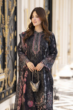 Khushi by Silver Black – 3pc Embroidered Cotton Long Dress KBS14