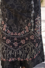 Khushi by Silver Black – 3pc Embroidered Cotton Long Dress KBS14