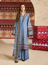 Linen by Florent – 3pc Embroidered Winter Suit with Shawl NAF8