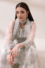 Ivory Embellished Net Shirt with Shararah & Dupatta | Rasm by Mona – MKR2