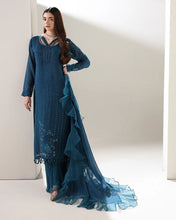 Starstruck by Ain – Teal Zari Chiffon 3pc Dress with Palazzo SBA1
