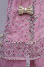Khushi by Silver Pink – 3pc Embroidered Cotton Long Shirt Ready to Wear Suit KBS8