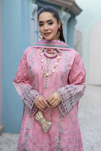 Khushi by Silver Pink – 3pc Embroidered Cotton Long Shirt Ready to Wear Suit KBS8