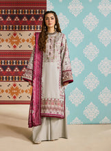 Linen by Florent – 3pc Embroidered Winter Suit with Shawl NAF6