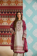 Linen by Florent – 3pc Embroidered Winter Suit with Shawl NAF6