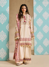 Linen by Florent – 3pc Embroidered Linen Winter Suit with Shawl NAF5