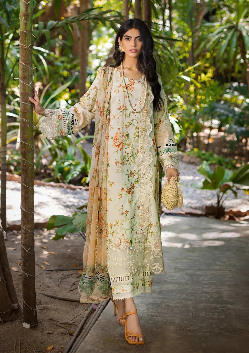ELAF Signature Lawn Collection ESL-03A ANGELS BREATH