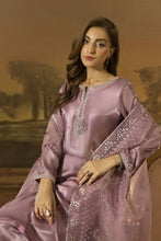 Lilac Crystal Chainwork Silk Farshi Shalwar Set - Farshi Bahaar by Mona FBM2