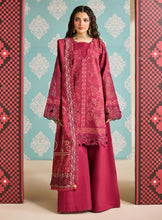 Linen by Florent – 3pc Printed Embroidered Winter Suit with Shawl NAF3