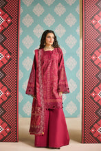 Linen by Florent – 3pc Printed Embroidered Winter Suit with Shawl NAF3