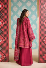 Linen by Florent – 3pc Printed Embroidered Winter Suit with Shawl NAF3