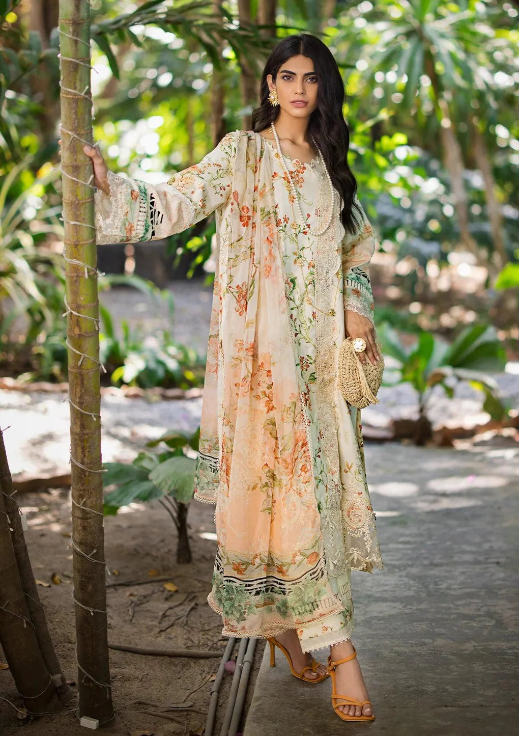 ELAF Signature Lawn Collection ESL-03A ANGELS BREATH