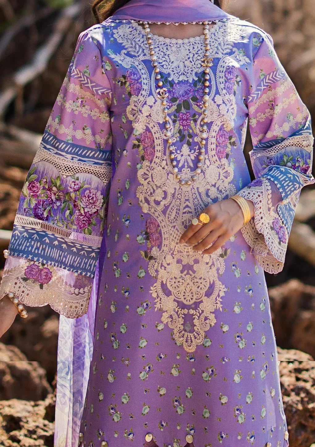 ELAF Signature Lawn Collection ESL-04A MADEMOISELLE