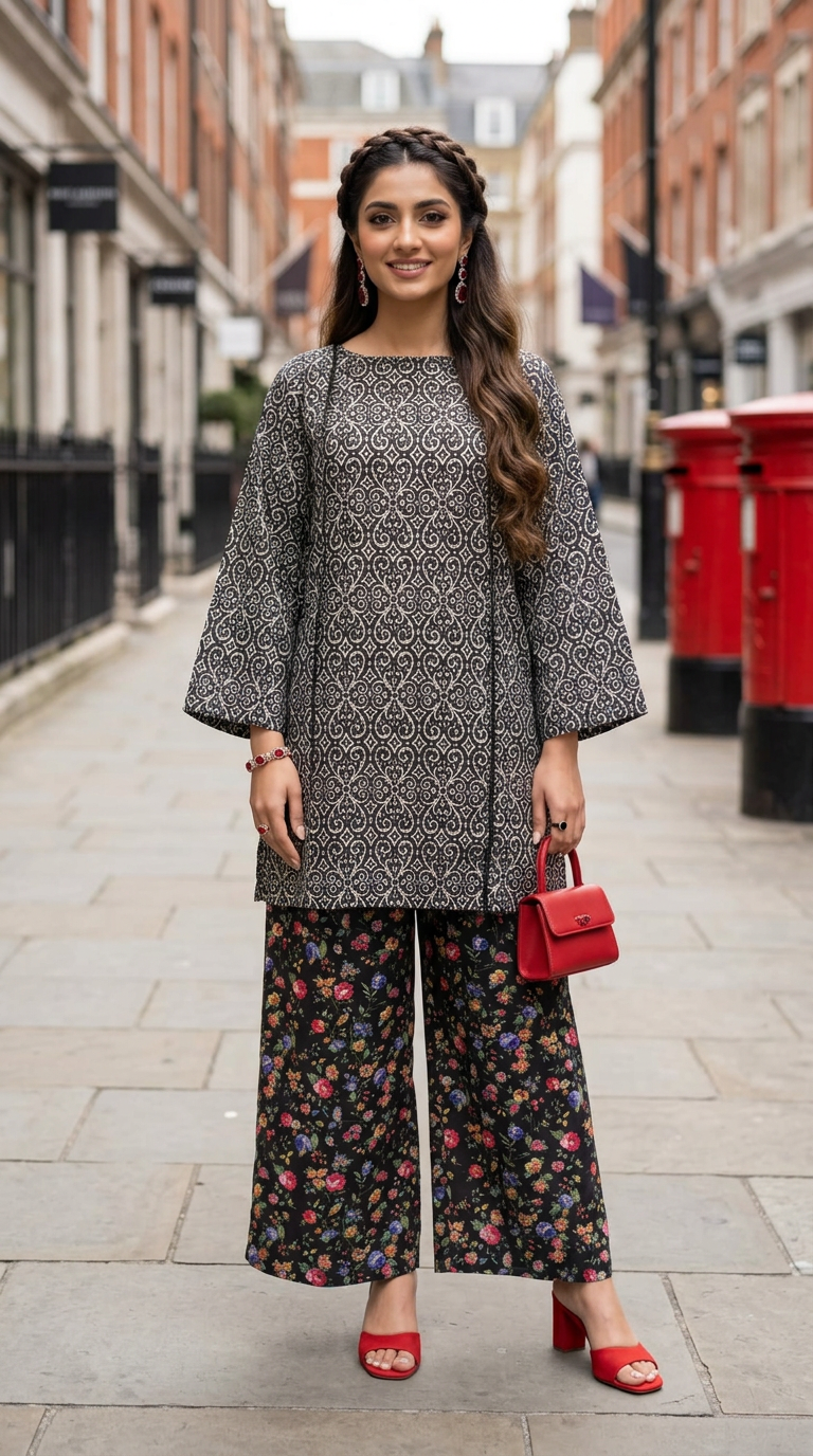 Impulse Summer Edit 2pc Printed Poly Lawn Suit – IMP20